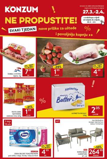 Konzum katalog - 27.03.2025. - 02.04.2025.