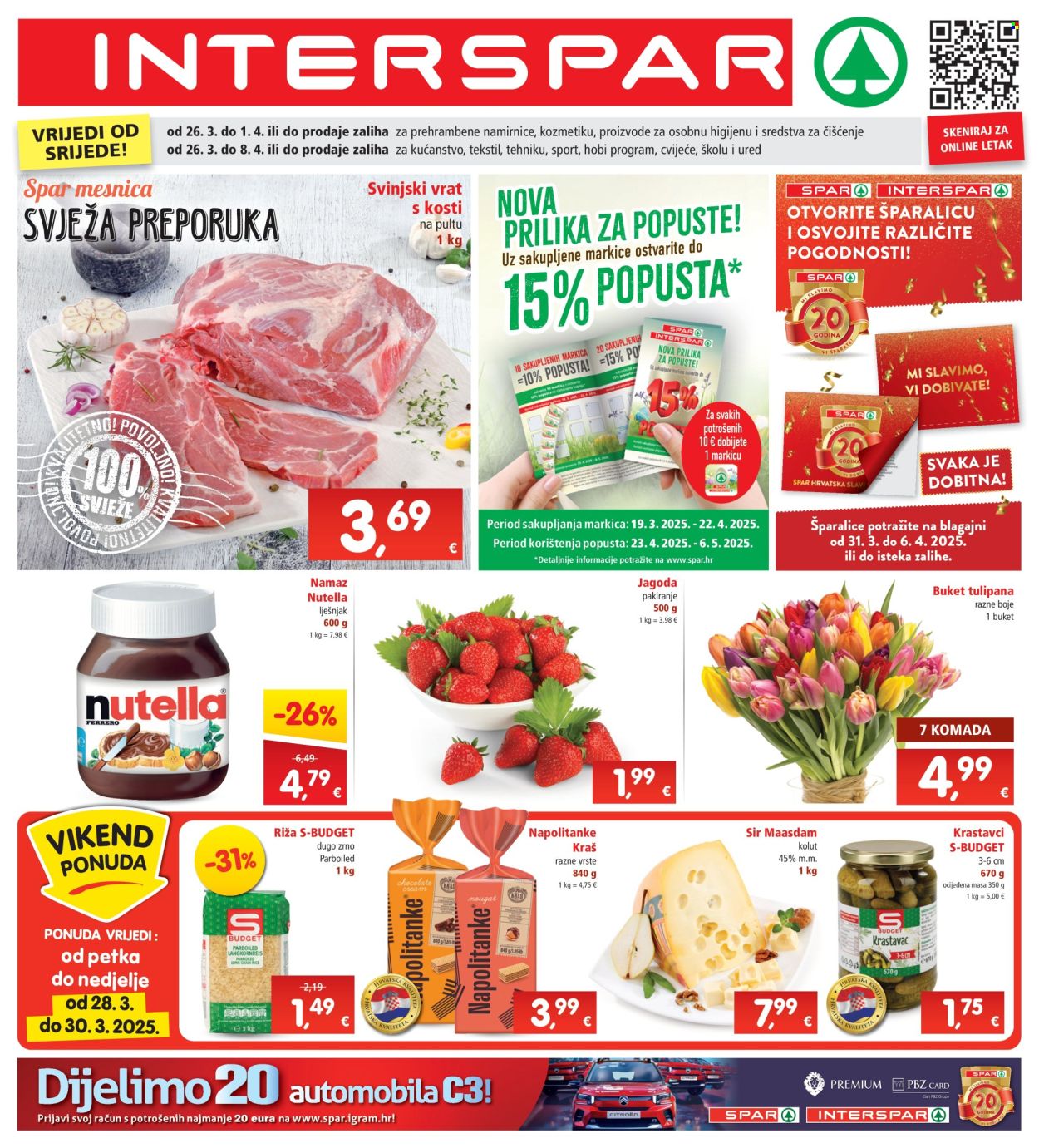 INTERSPAR katalog - 26.03.2025. - 01.04.2025. Stranica 1