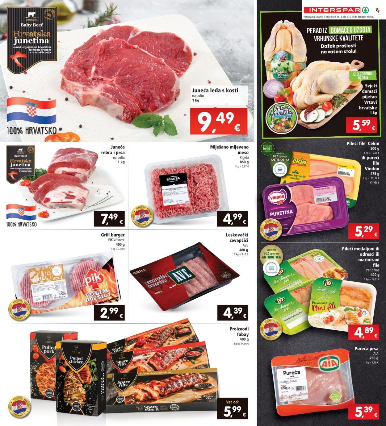 INTERSPAR katalog - 26.03.2025. - 01.04.2025. Stranica 9