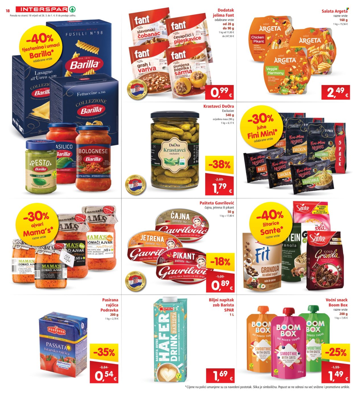 INTERSPAR katalog - 26.03.2025. - 01.04.2025. Stranica 18