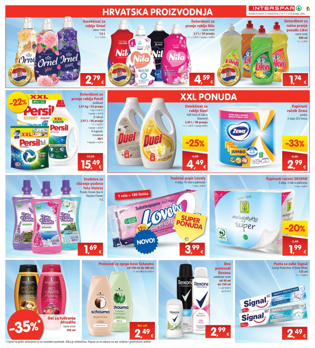 INTERSPAR katalog - 26.03.2025. - 01.04.2025. Stranica 21