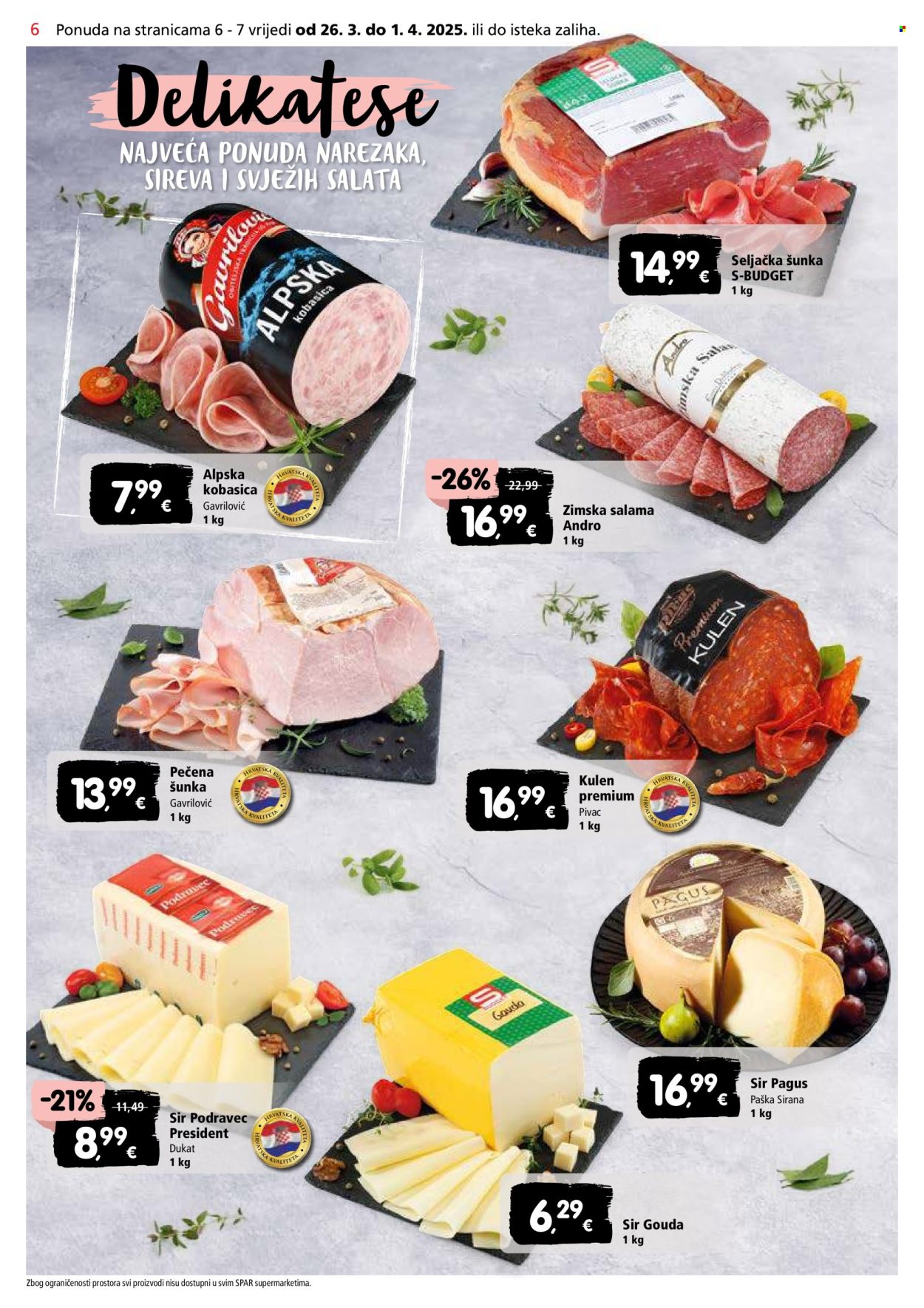 SPAR katalog - 26.03.2025. - 01.04.2025. Stranica 6