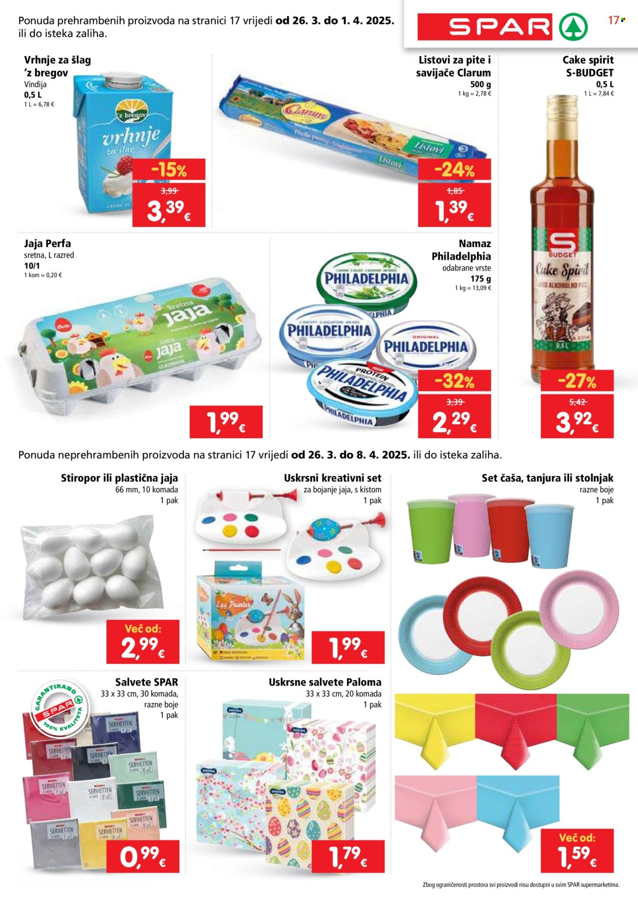 SPAR katalog - 26.03.2025. - 01.04.2025. Stranica 17
