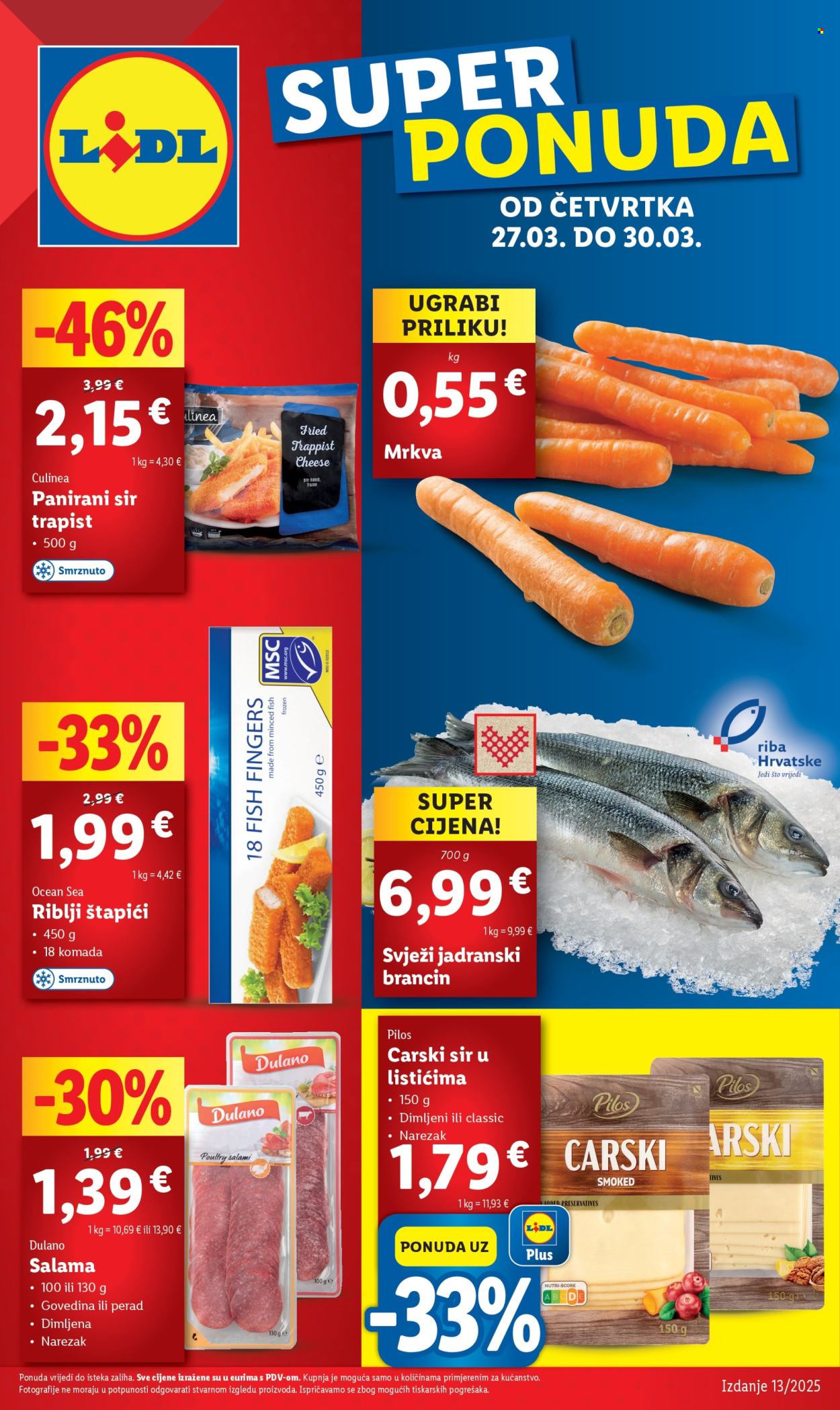 Lidl katalog - 27.03.2025. - 30.03.2025. Stranica 1