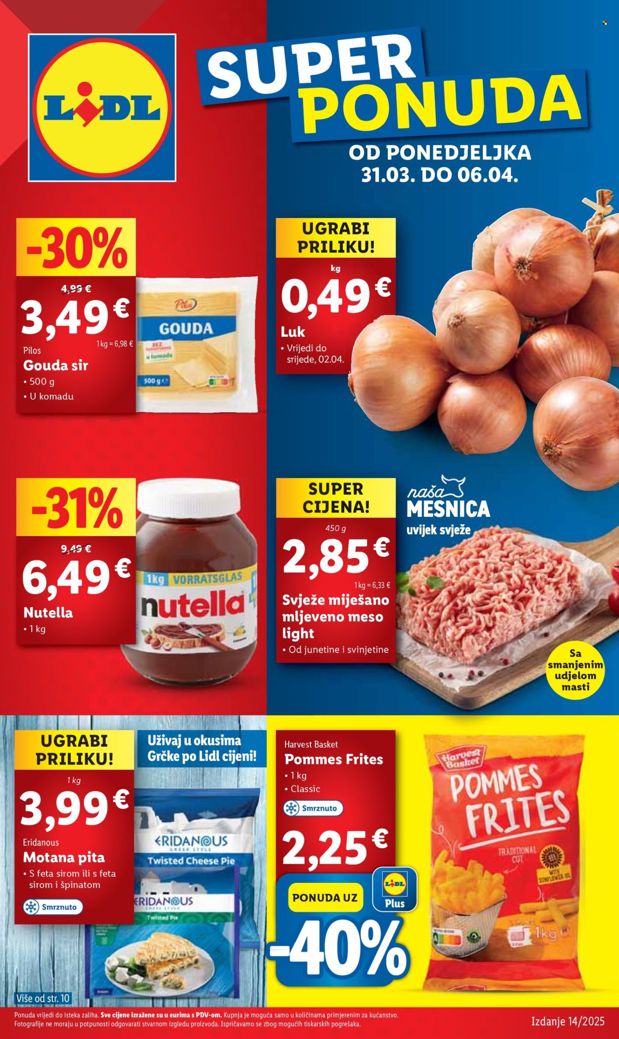 Lidl katalog - 31.03.2025. - 06.04.2025. Stranica 1