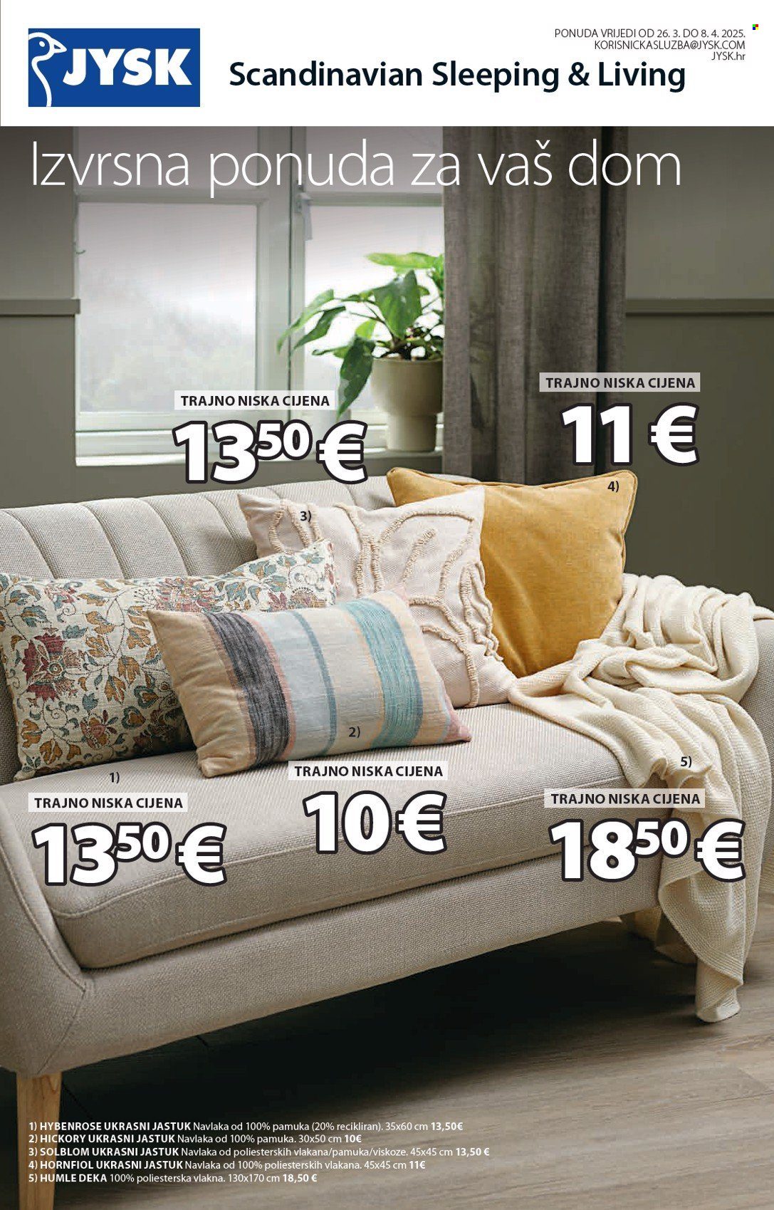 JYSK katalog - 26.03.2025. - 08.04.2025. Stranica 2