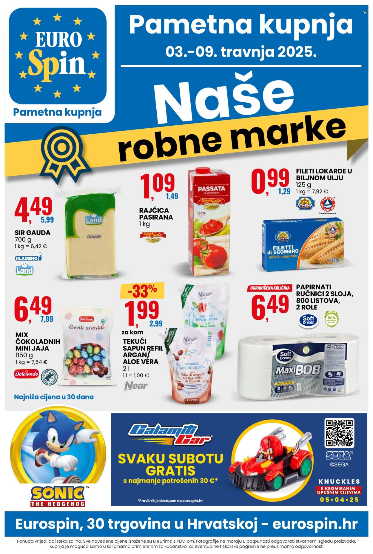 Eurospin katalog - 03.04.2025. - 09.04.2025. Stranica 1