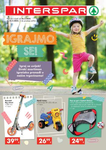 INTERSPAR katalog - 26.03.2025. - 22.04.2025.