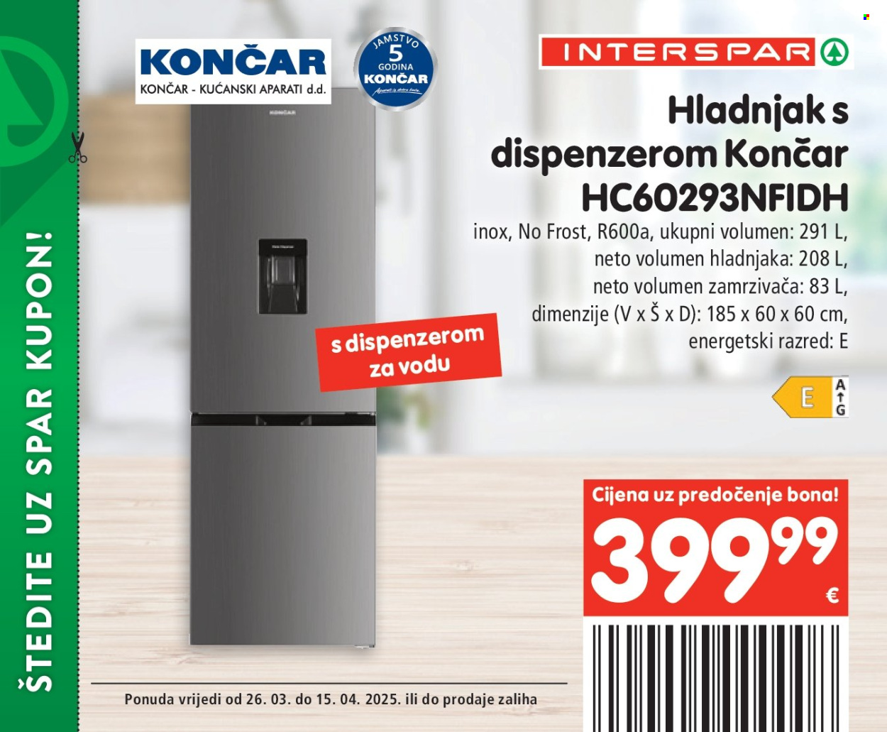 INTERSPAR katalog - 26.03.2025. - 15.04.2025. Stranica 9