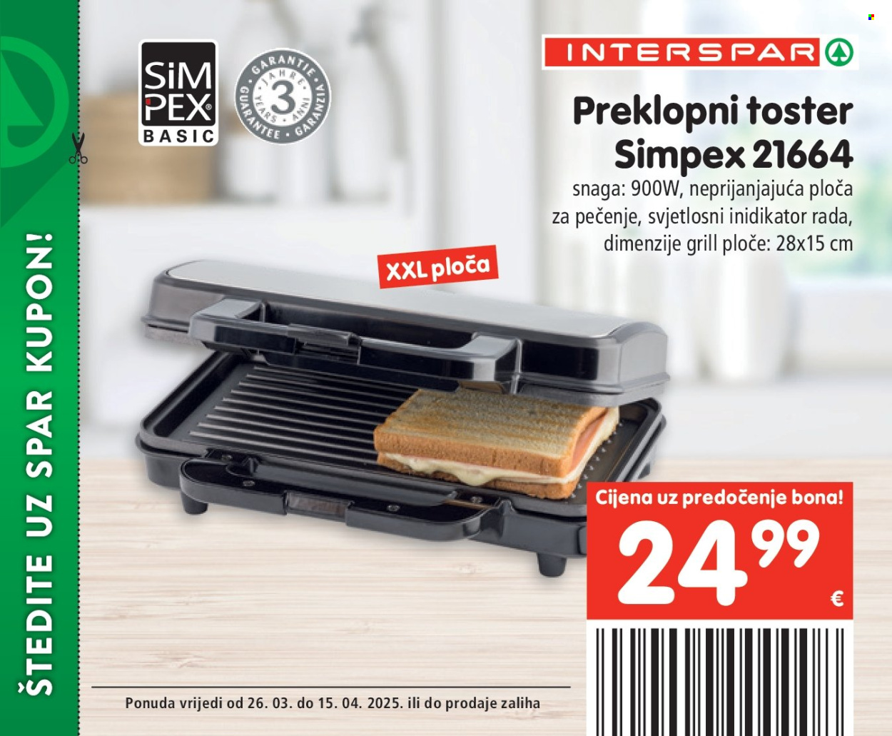 INTERSPAR katalog - 26.03.2025. - 15.04.2025. Stranica 11