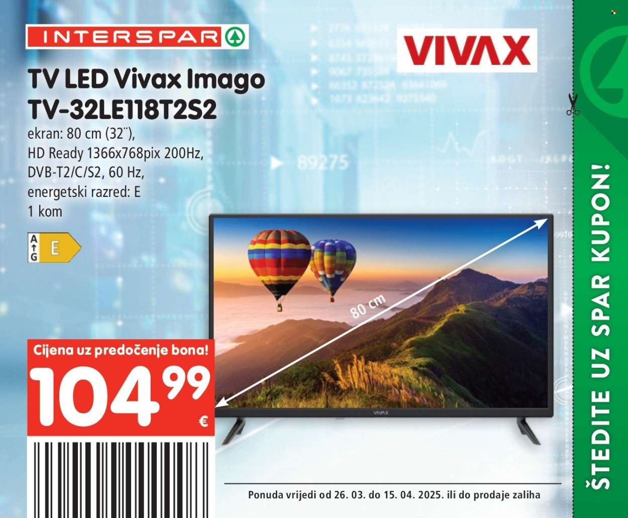 INTERSPAR katalog - 26.03.2025. - 15.04.2025. Stranica 20