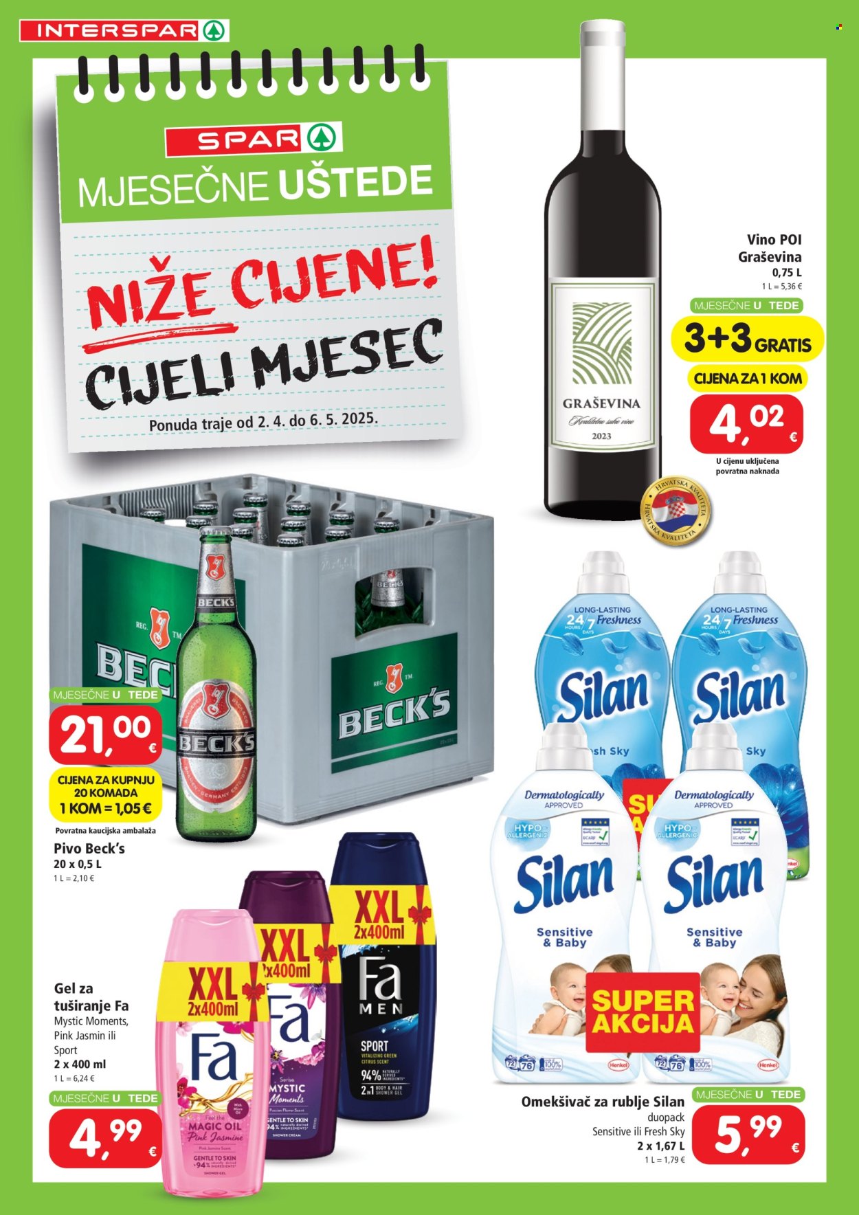 INTERSPAR katalog - 02.04.2025. - 06.05.2025. Stranica 4
