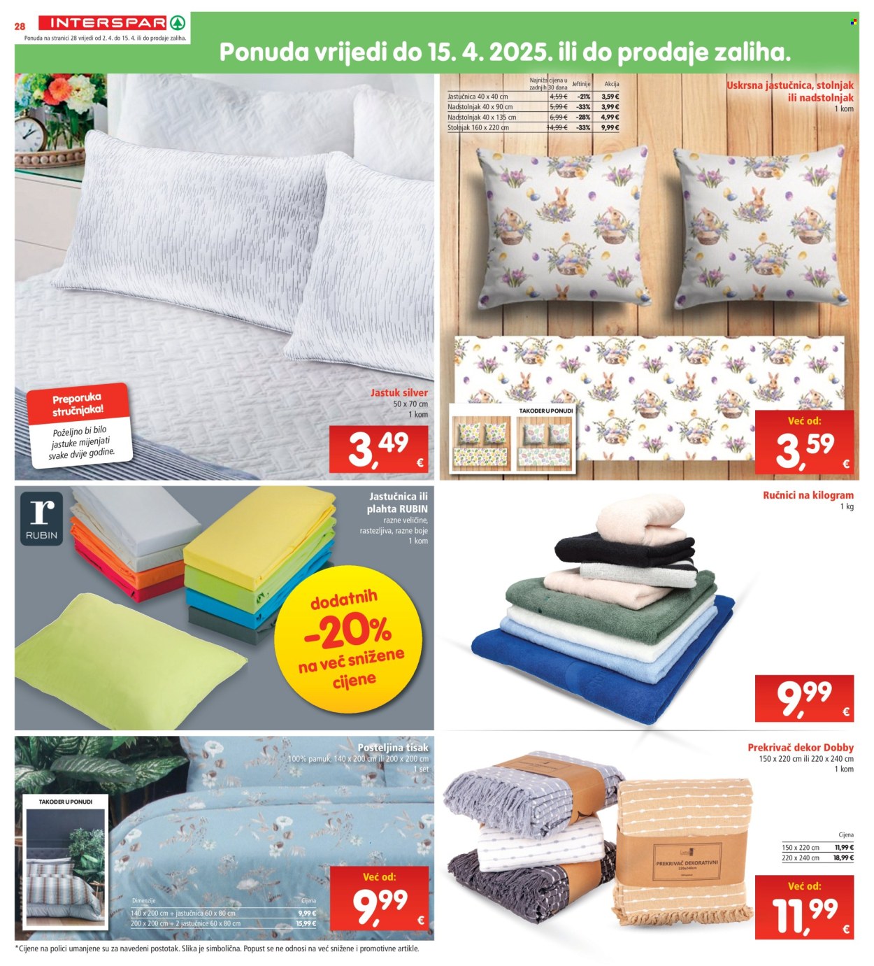 INTERSPAR katalog - 02.04.2025. - 08.04.2025. Stranica 28