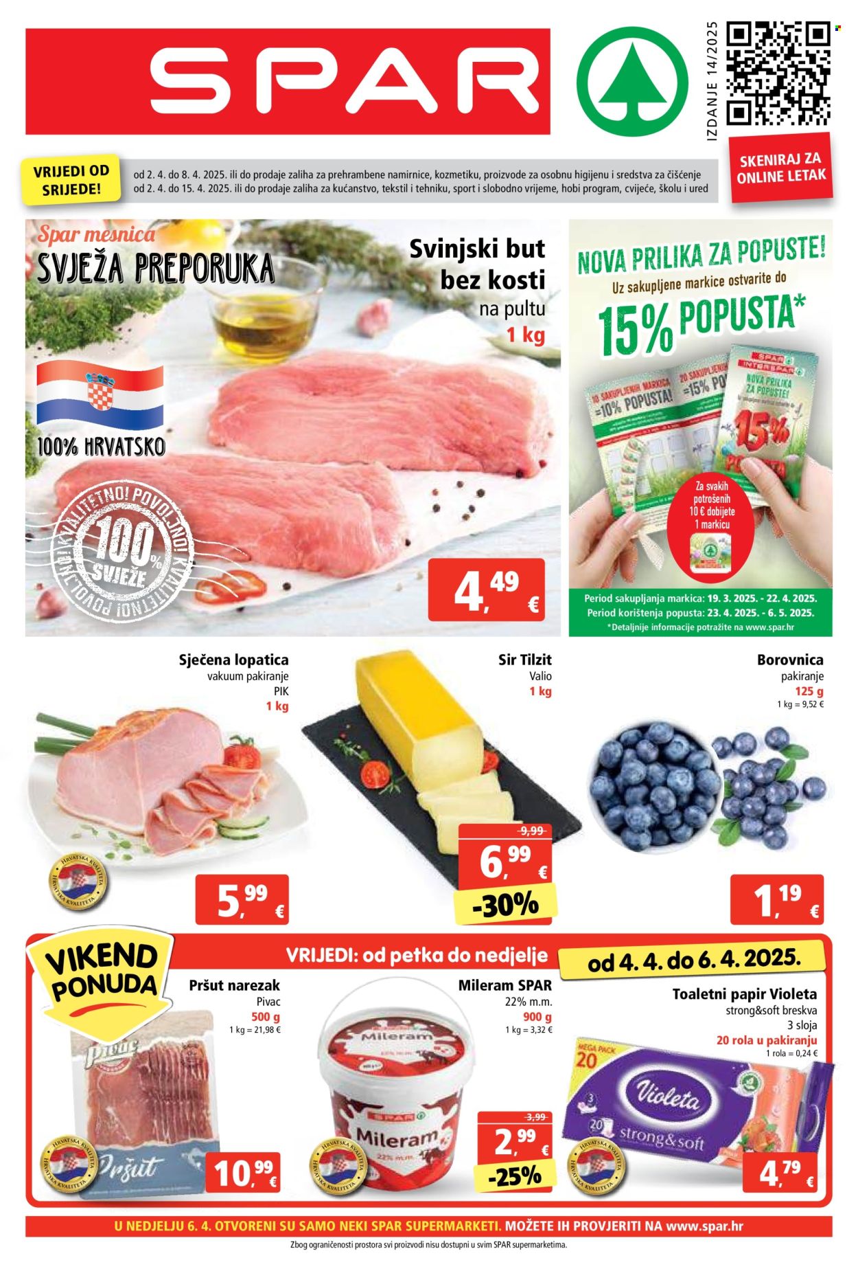 SPAR katalog - 02.04.2025. - 08.04.2025. Stranica 1