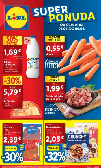 Lidl katalog - 03.04.2025. - 06.04.2025.