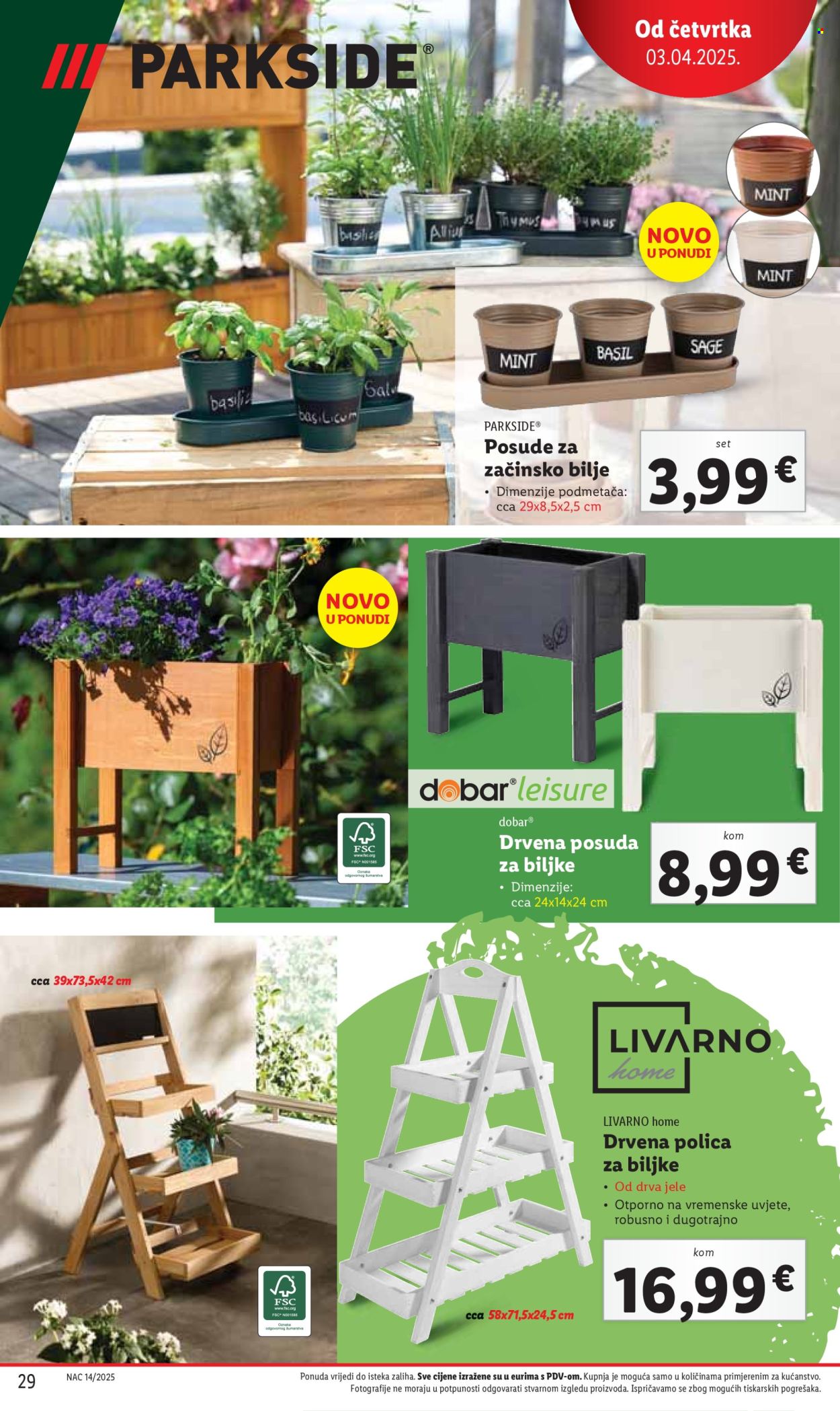 Lidl katalog - 03.04.2025. - 06.04.2025. Stranica 29