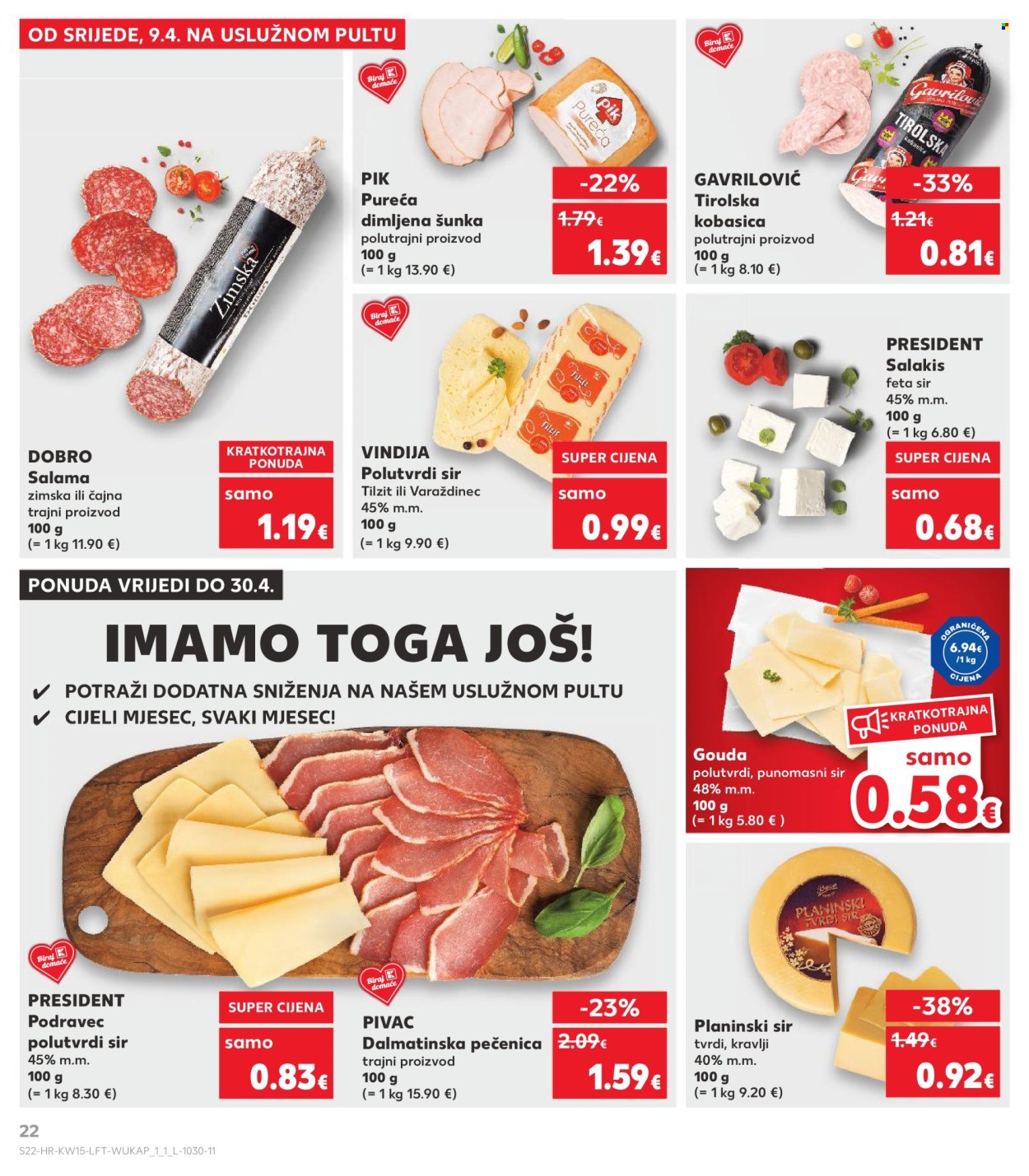 Kaufland katalog - 09.04.2025. - 15.04.2025. Stranica 22