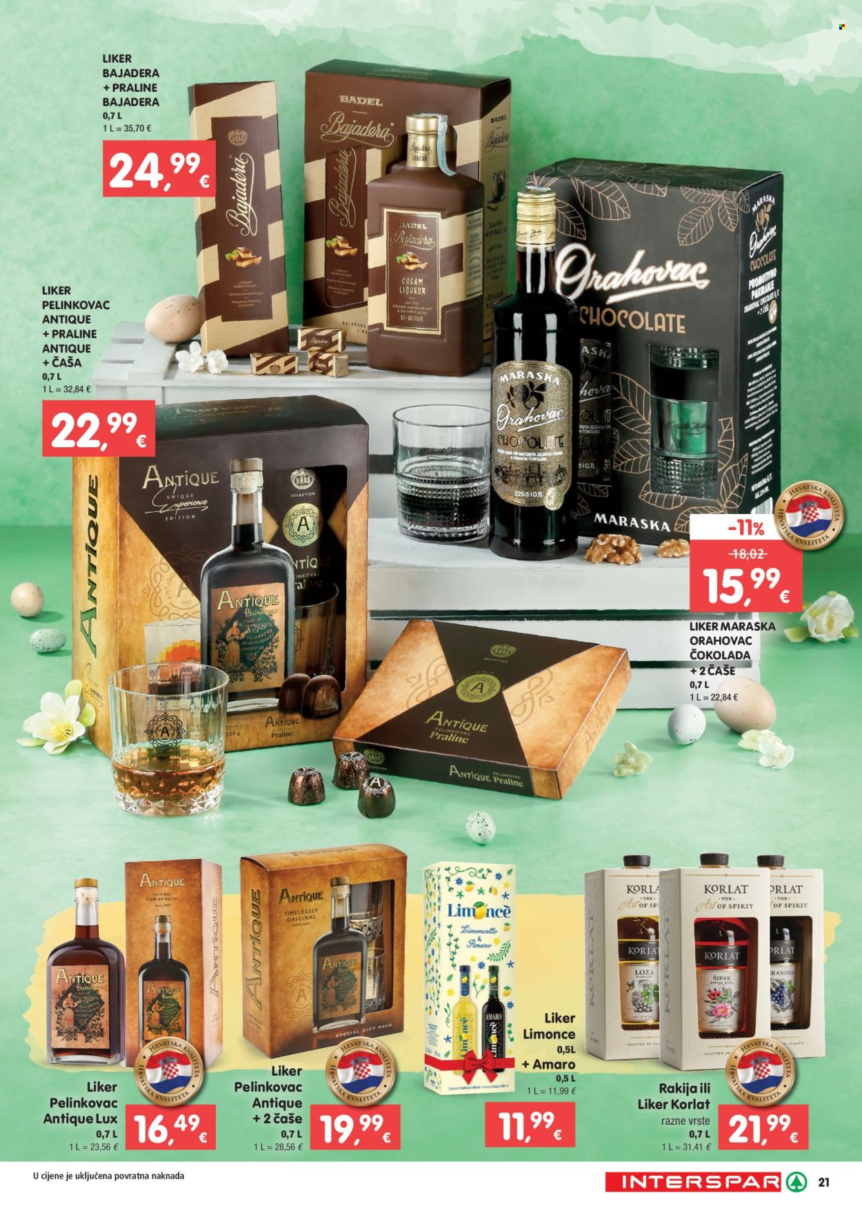 INTERSPAR katalog - 03.04.2025. - 19.04.2025. Stranica 21