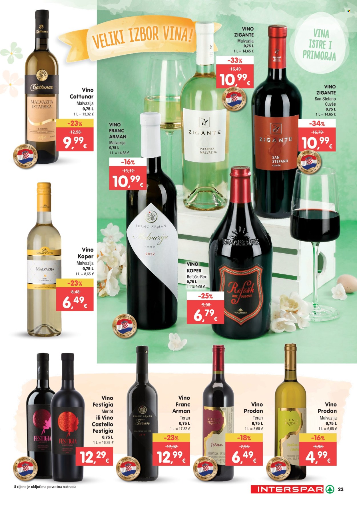 INTERSPAR katalog - 03.04.2025. - 19.04.2025. Stranica 23