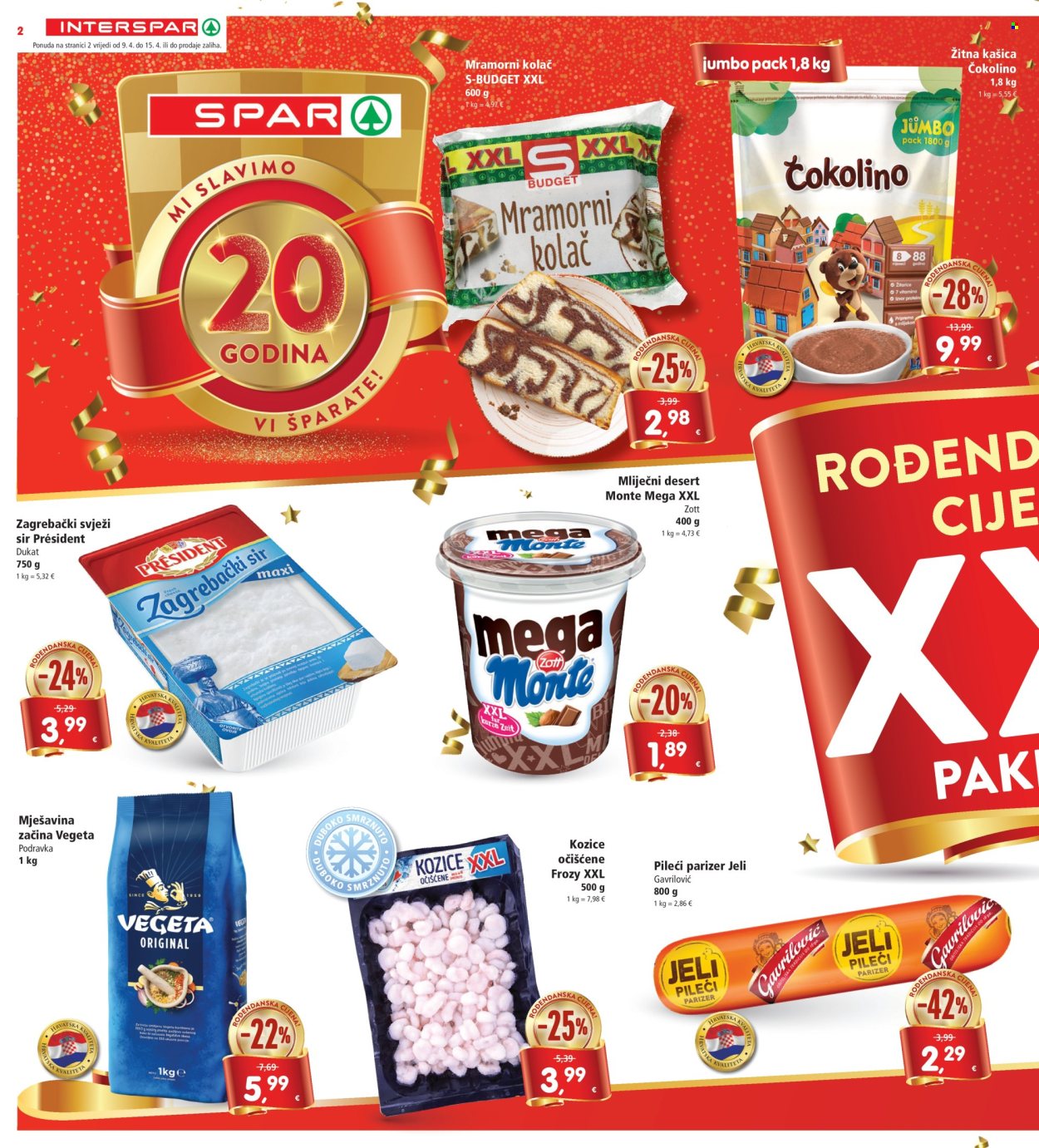 INTERSPAR katalog - 09.04.2025. - 15.04.2025. Stranica 2