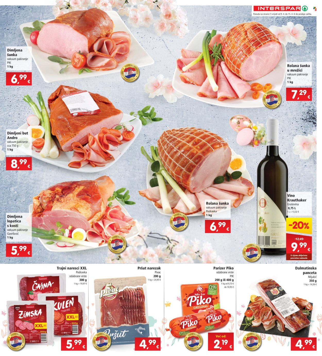 INTERSPAR katalog - 09.04.2025. - 15.04.2025. Stranica 5