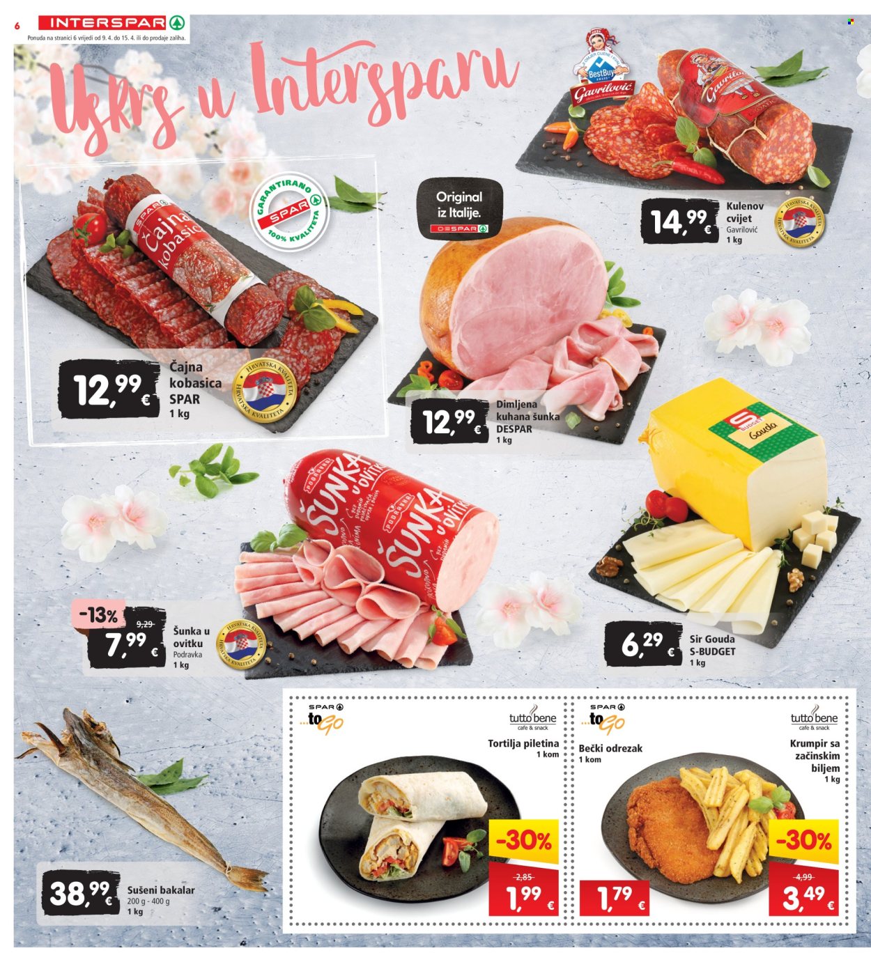 INTERSPAR katalog - 09.04.2025. - 15.04.2025. Stranica 6