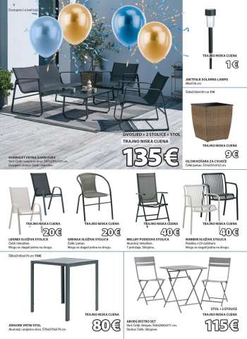 thumbnail - Solarna lampa JAKTFALK Ø6xV36cm crna