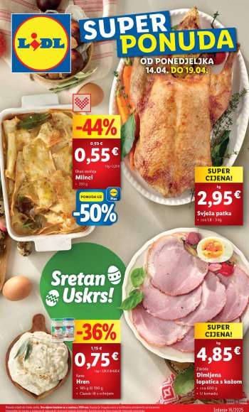 Lidl katalog - 14.04.2025. - 19.04.2025.