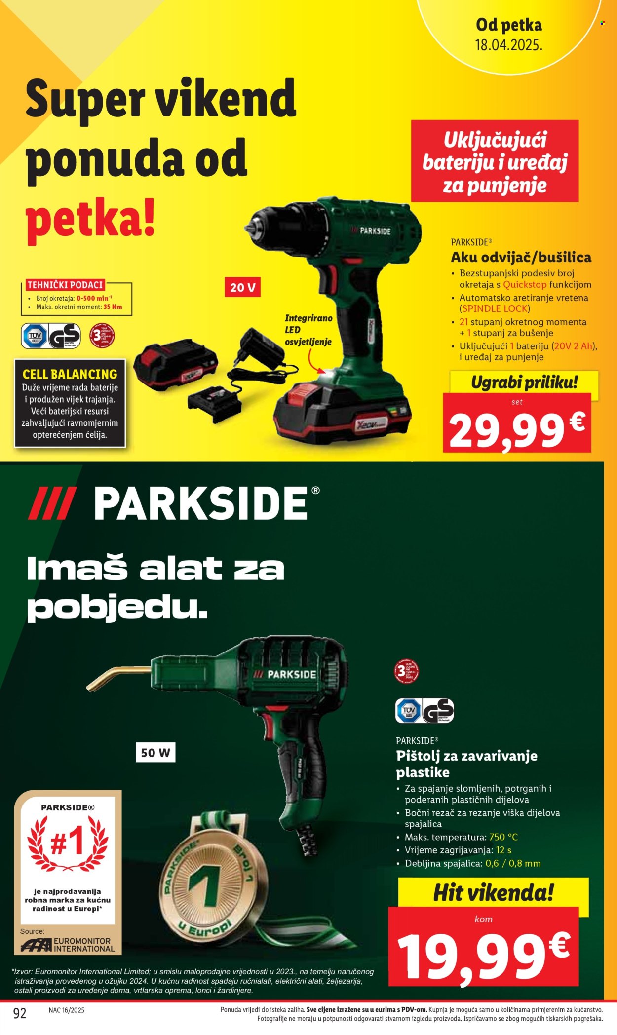 Lidl katalog - 14.04.2025. - 19.04.2025. Stranica 92