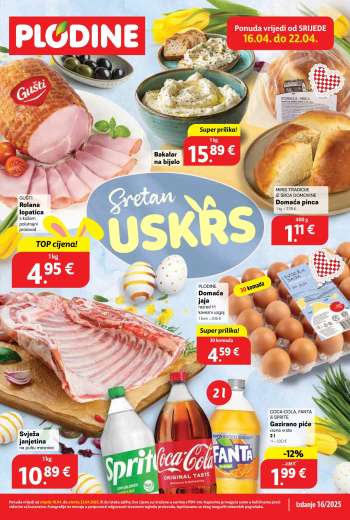 Plodine katalog - 16.04.2025. - 22.04.2025.