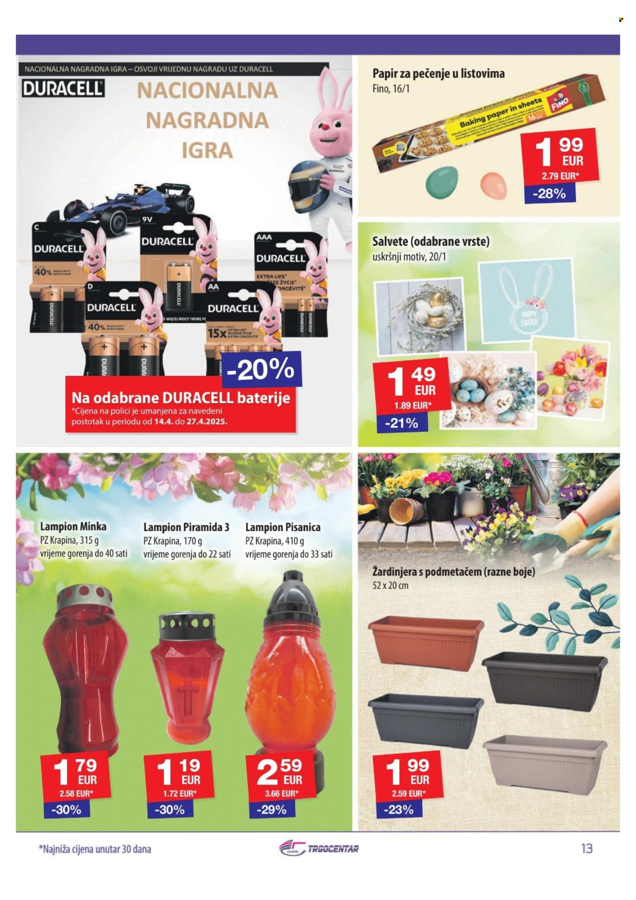 Trgocentar katalog - 14.04.2025. - 27.04.2025. Stranica 13