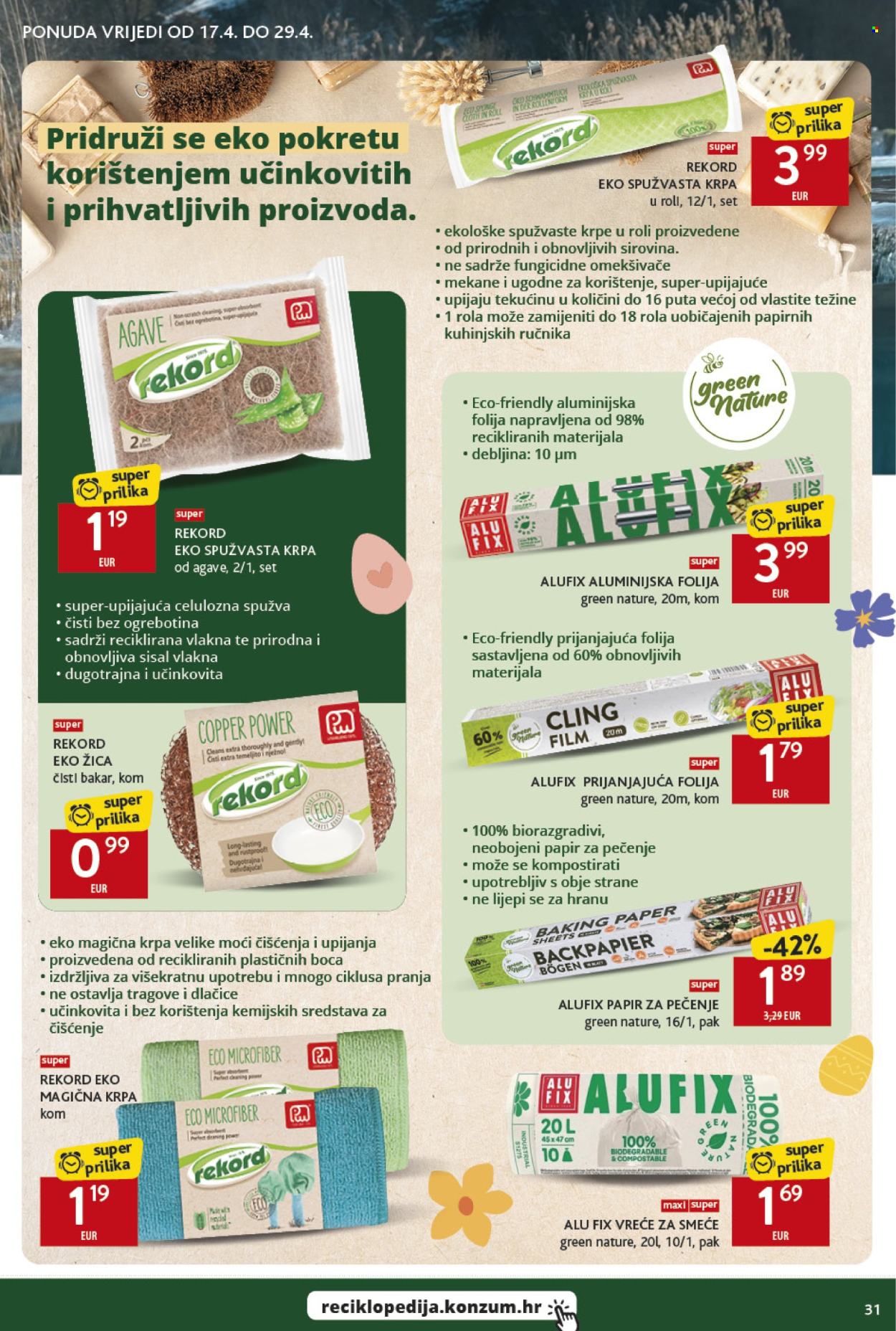 Konzum katalog - 17.04.2025. - 23.04.2025. Stranica 31