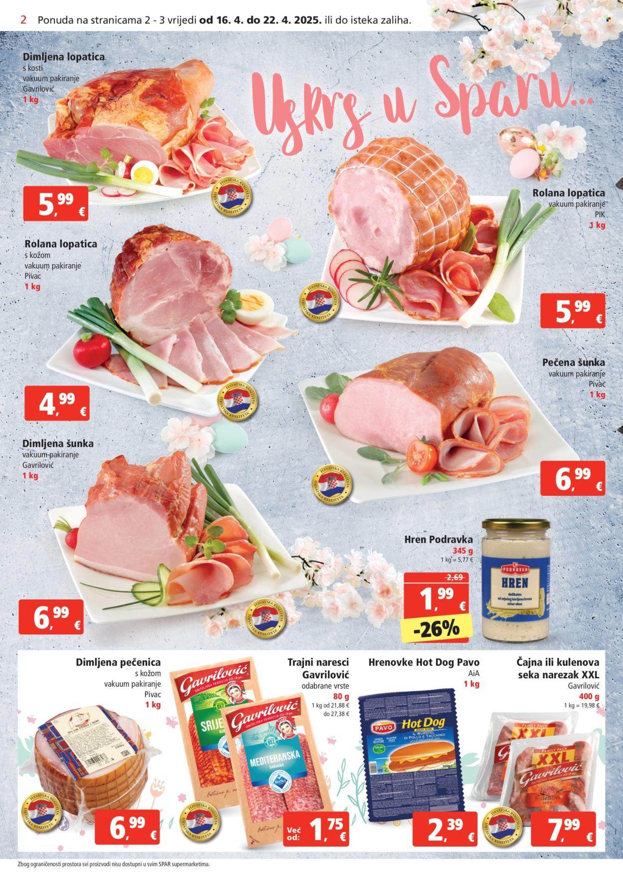 SPAR katalog - 16.04.2025. - 22.04.2025. Stranica 2