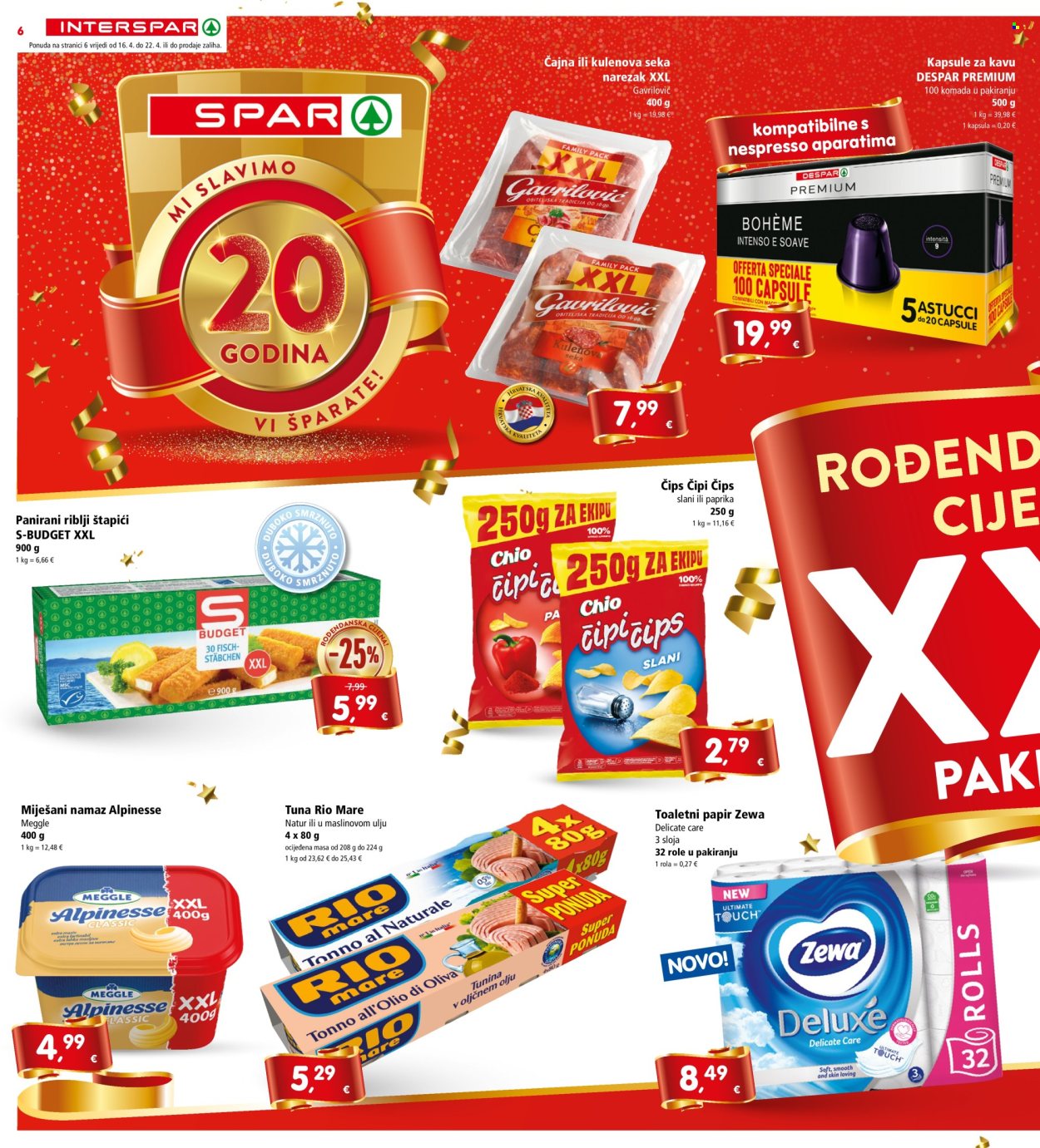 INTERSPAR katalog - 16.04.2025. - 22.04.2025. Stranica 6