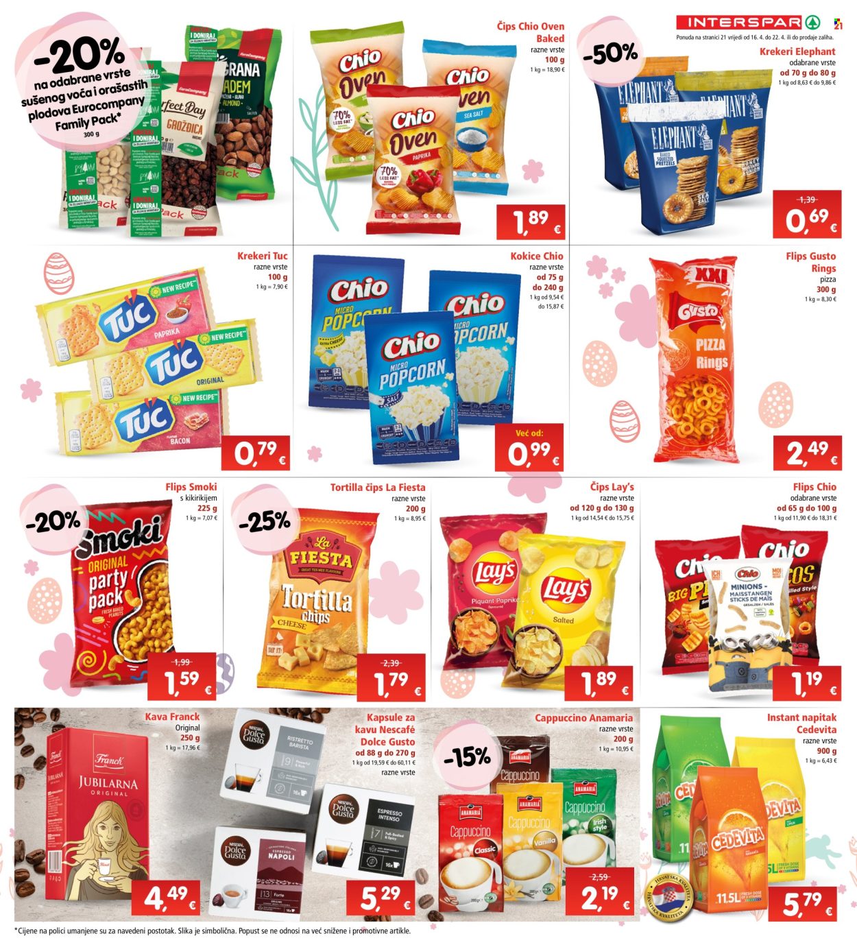 INTERSPAR katalog - 16.04.2025. - 22.04.2025. Stranica 21
