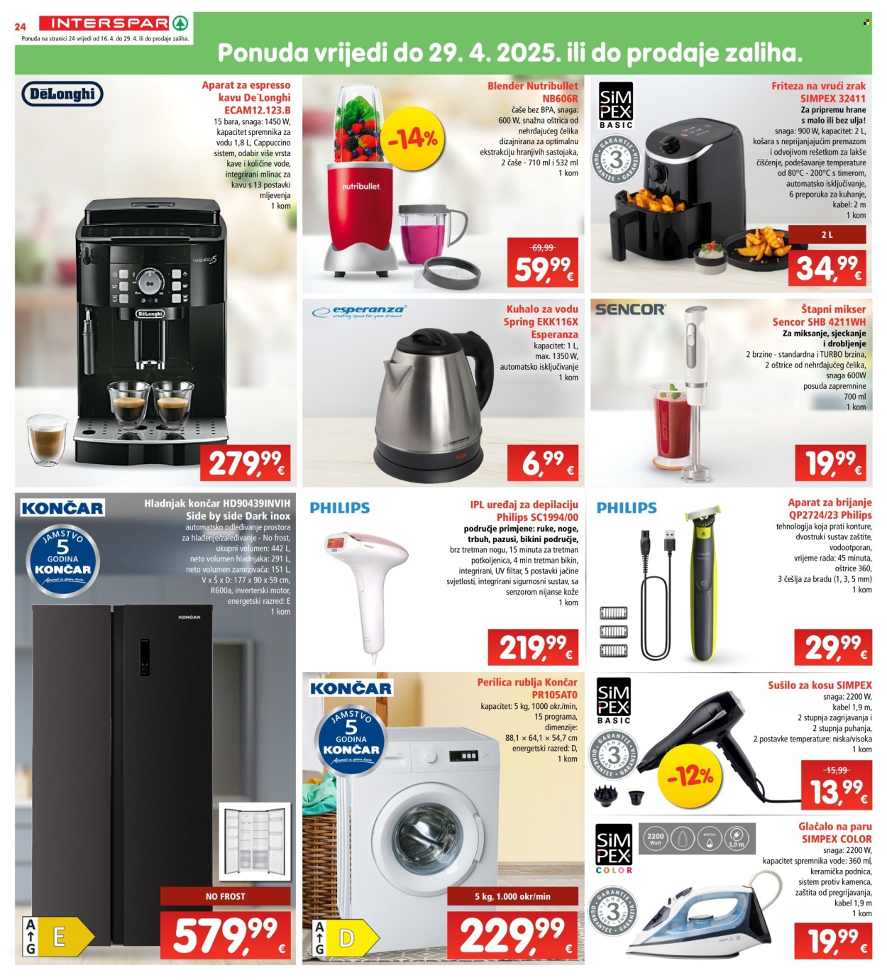 INTERSPAR katalog - 16.04.2025. - 22.04.2025. Stranica 24