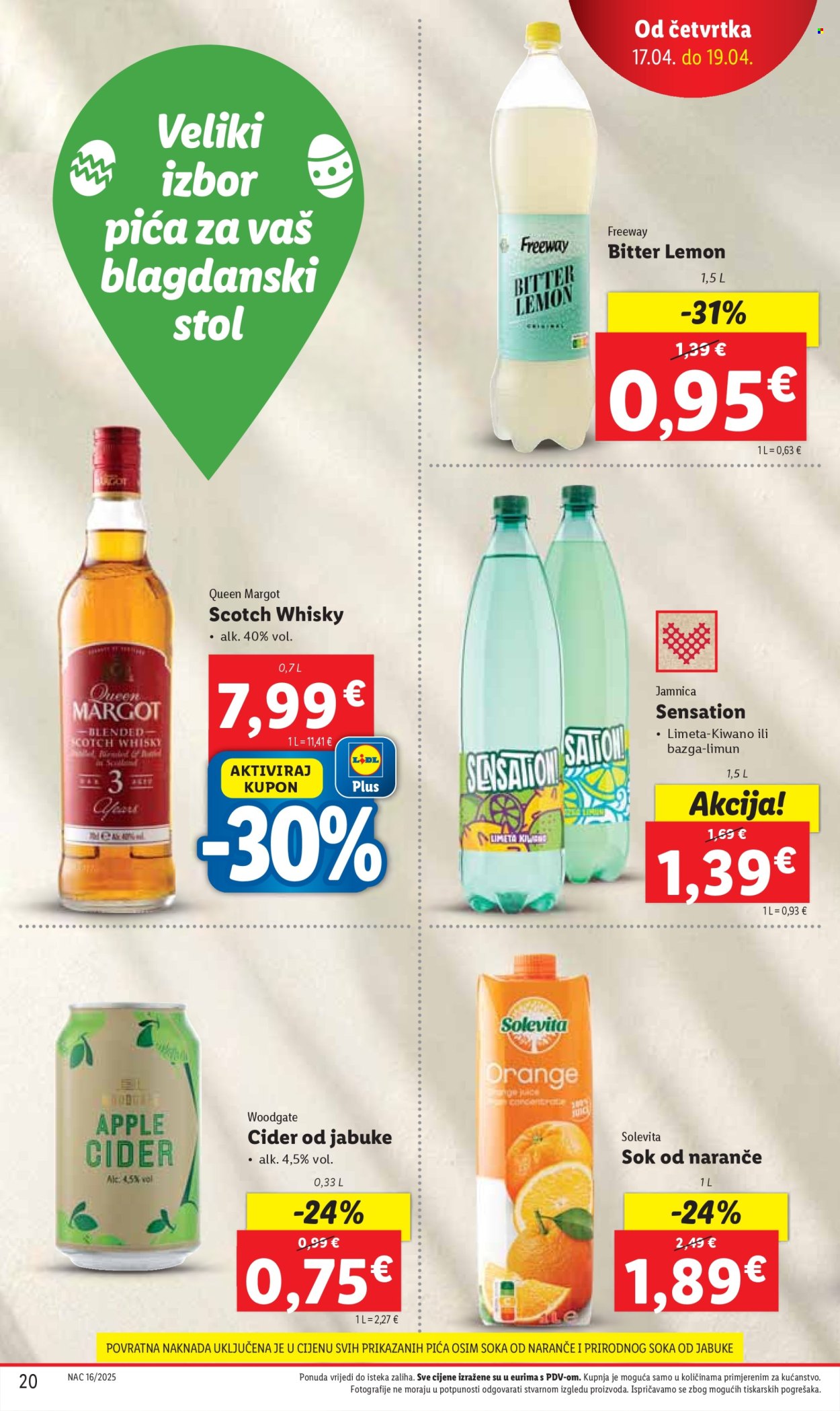 Lidl katalog - 17.04.2025. - 19.04.2025. Stranica 20