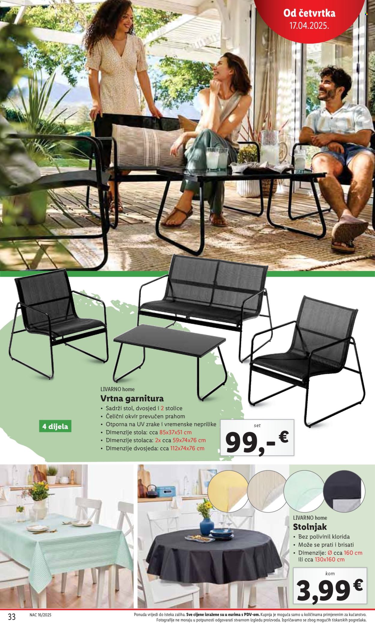Lidl katalog - 17.04.2025. - 19.04.2025. Stranica 33