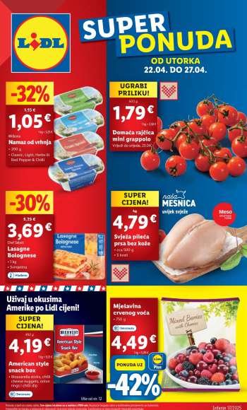 Lidl katalog - 22.04.2025. - 27.04.2025.