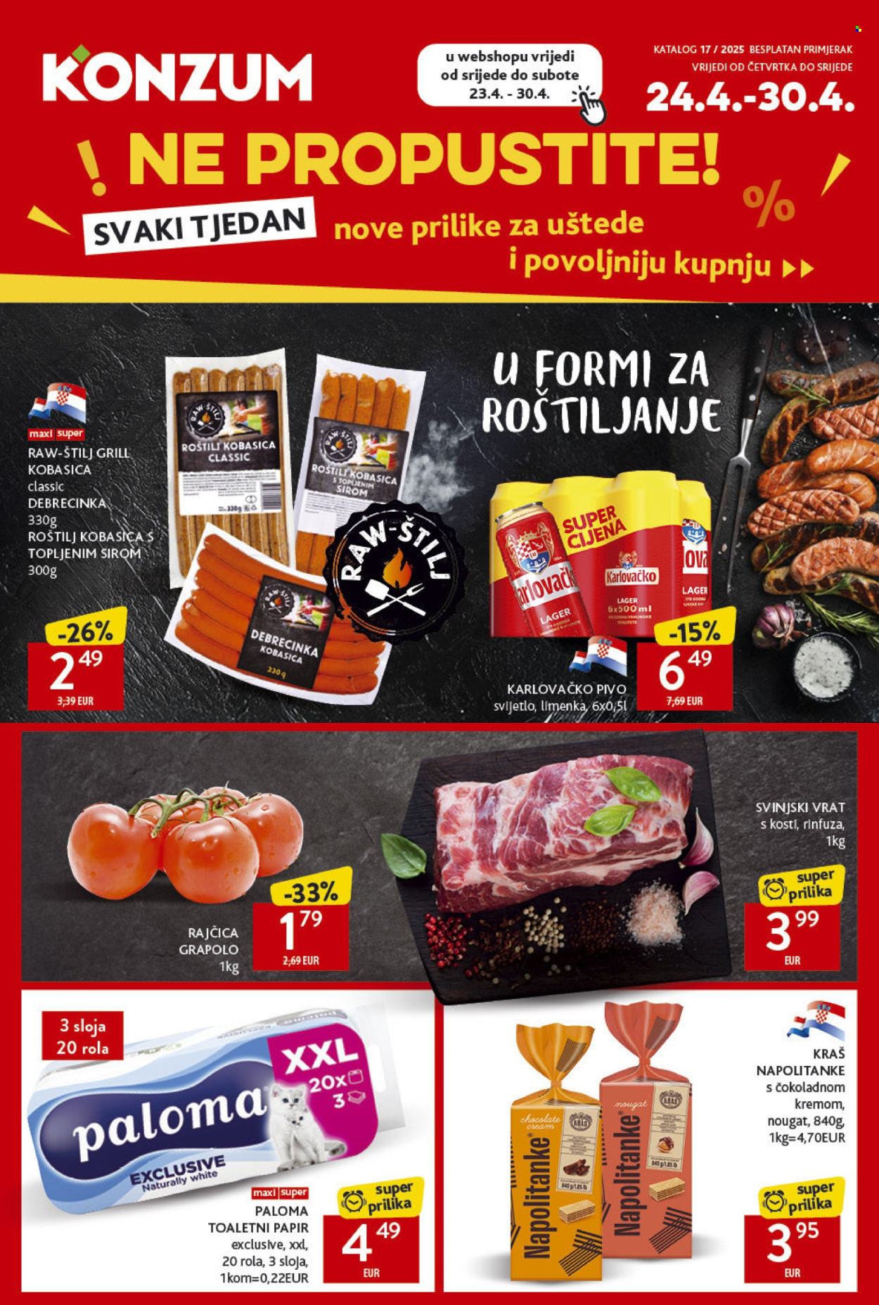 Konzum katalog - 24.04.2025. - 30.04.2025. Stranica 1