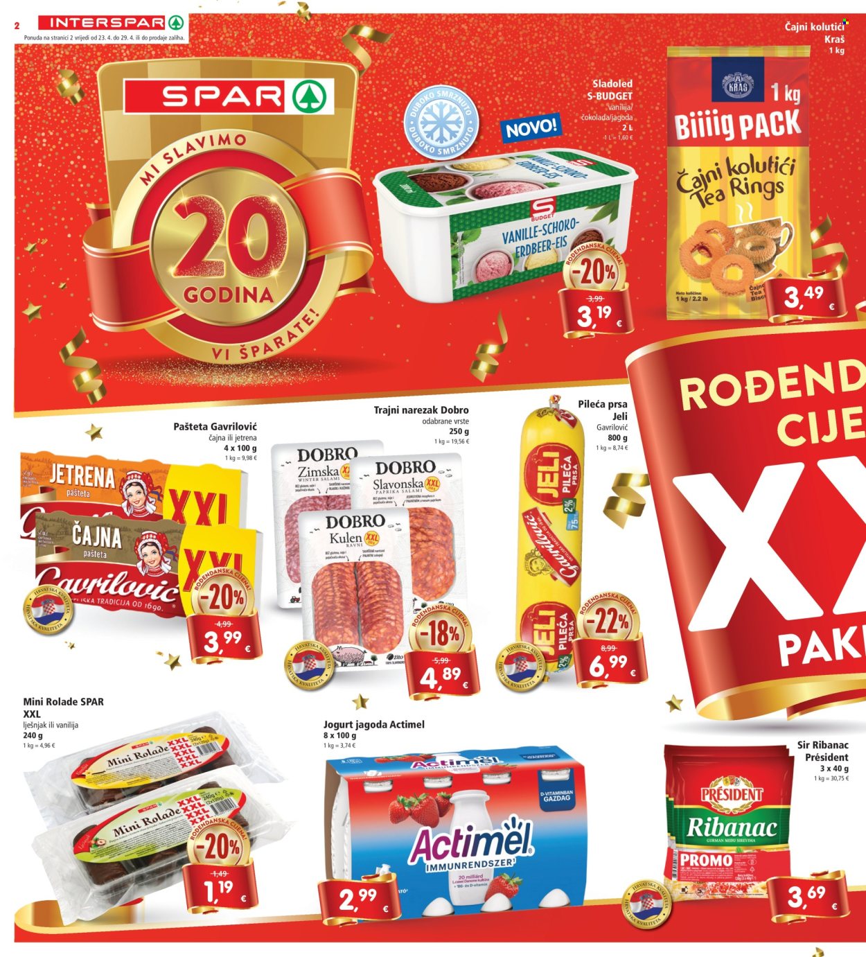INTERSPAR katalog - 23.04.2025. - 29.04.2025. Stranica 2