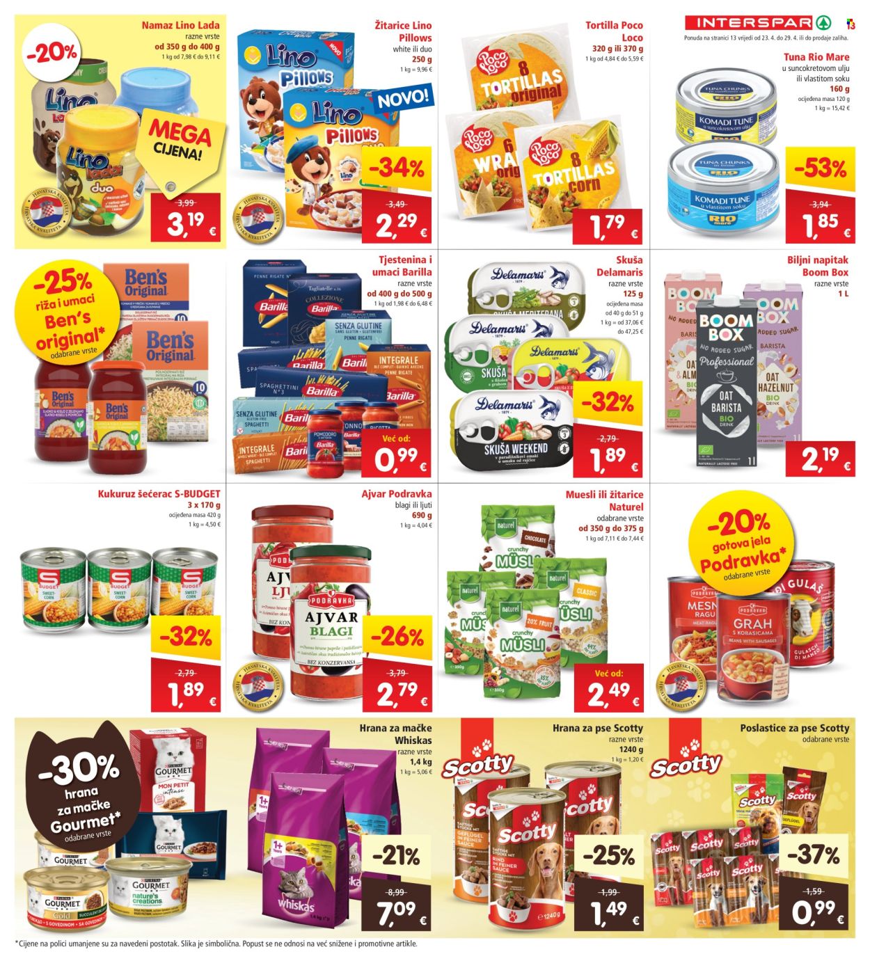 INTERSPAR katalog - 23.04.2025. - 29.04.2025. Stranica 13