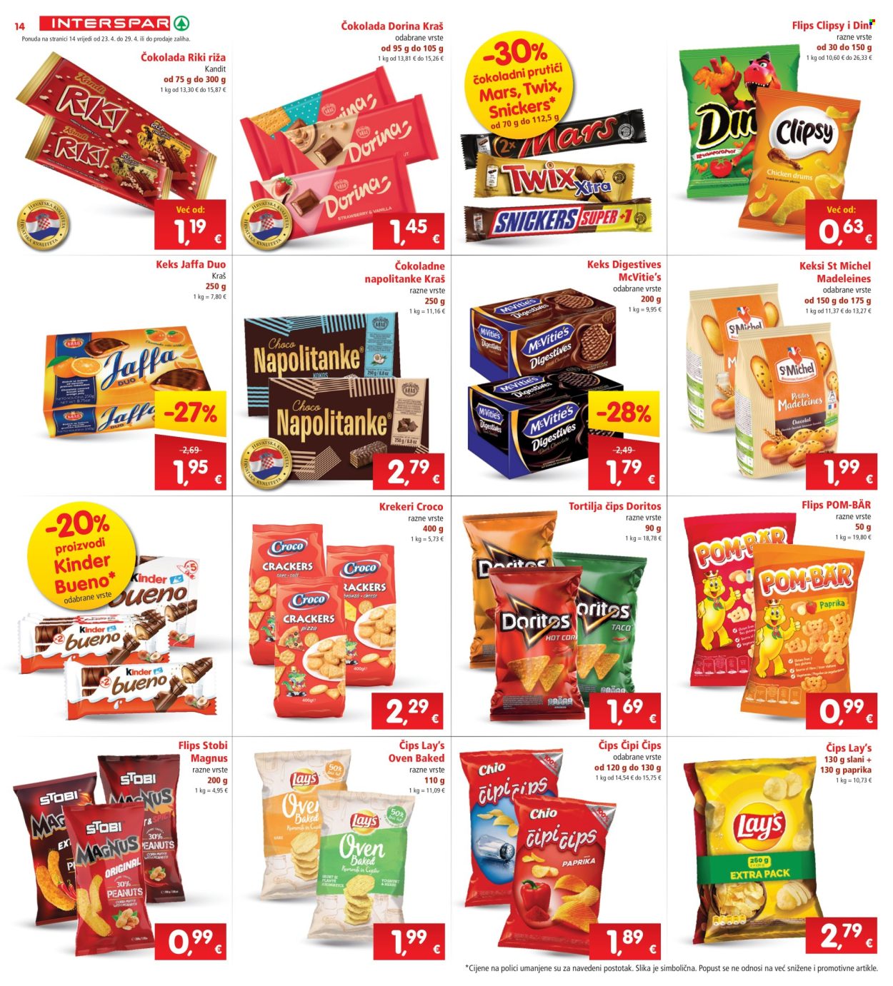 INTERSPAR katalog - 23.04.2025. - 29.04.2025. Stranica 14