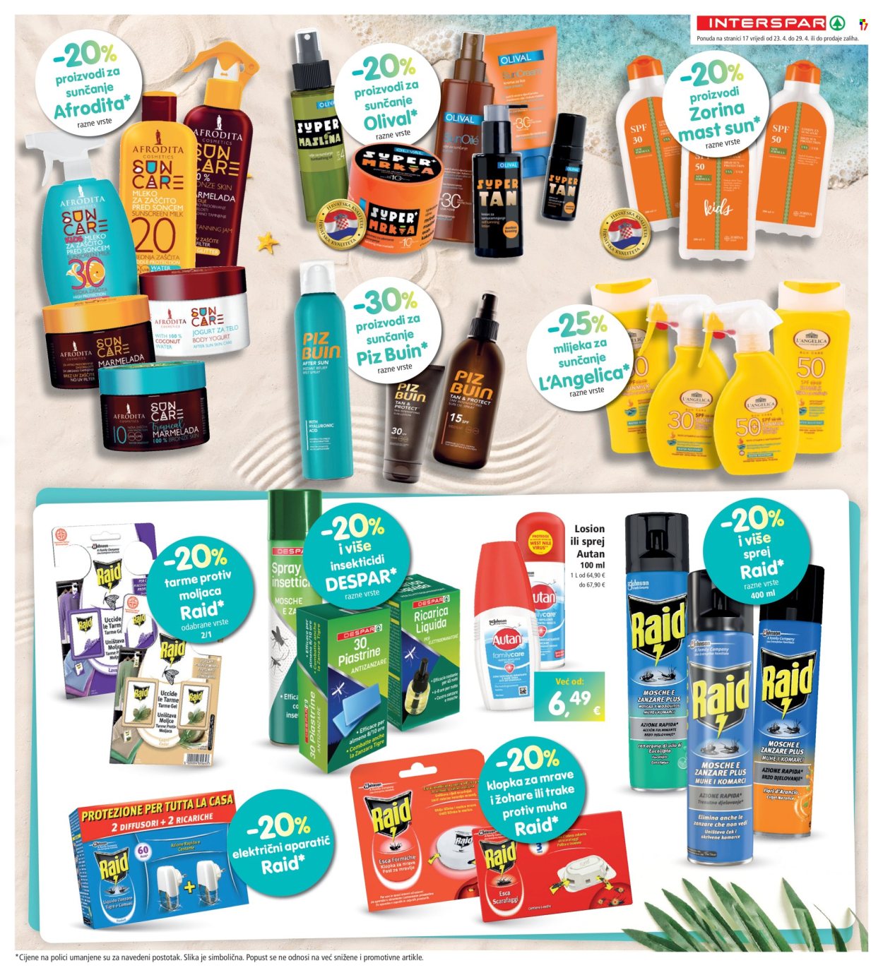 INTERSPAR katalog - 23.04.2025. - 29.04.2025. Stranica 17