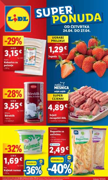 Lidl katalog - 24.04.2025. - 27.04.2025.