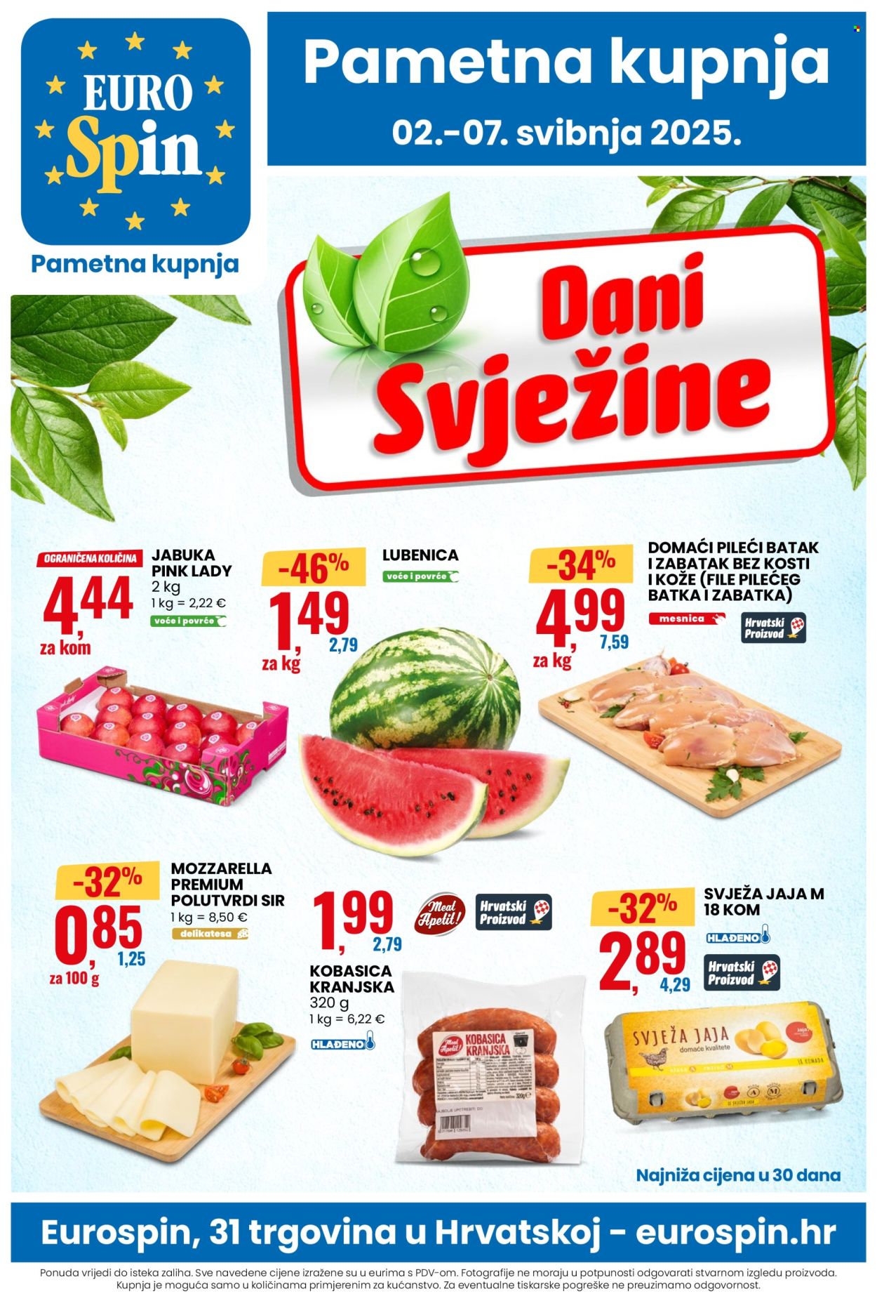 Eurospin katalog - 02.05.2025. - 07.05.2025. Stranica 1