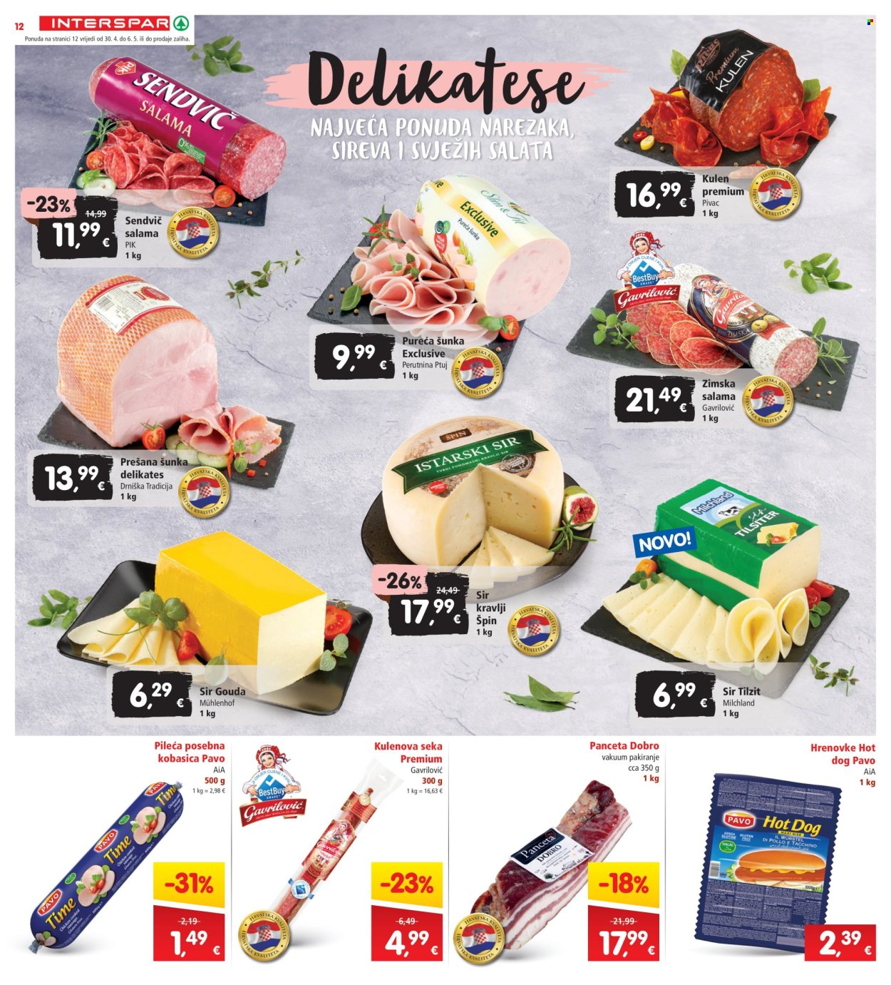 INTERSPAR katalog - 30.04.2025. - 06.05.2025. Stranica 12