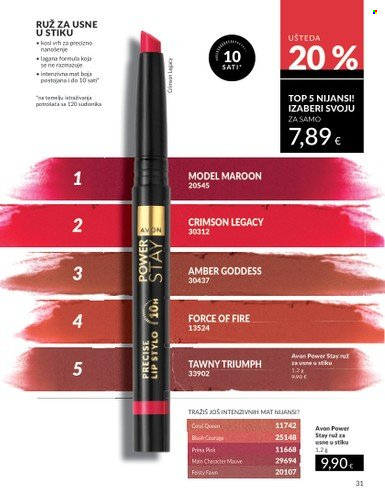 Avon katalog - 01.05.2025. - 31.05.2025. Stranica 31