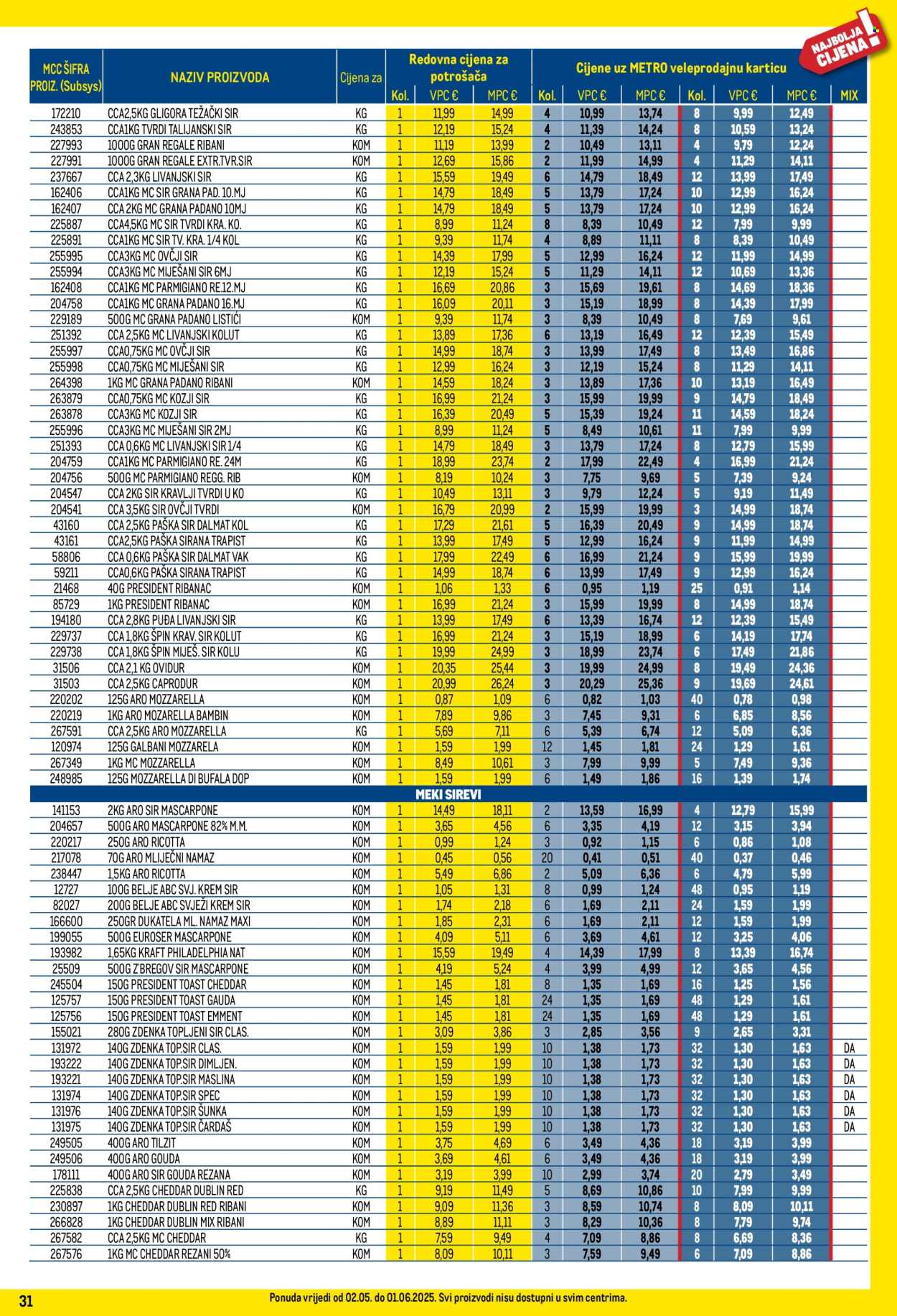Metro katalog - 01.05.2025. - 31.05.2025. Stranica 31
