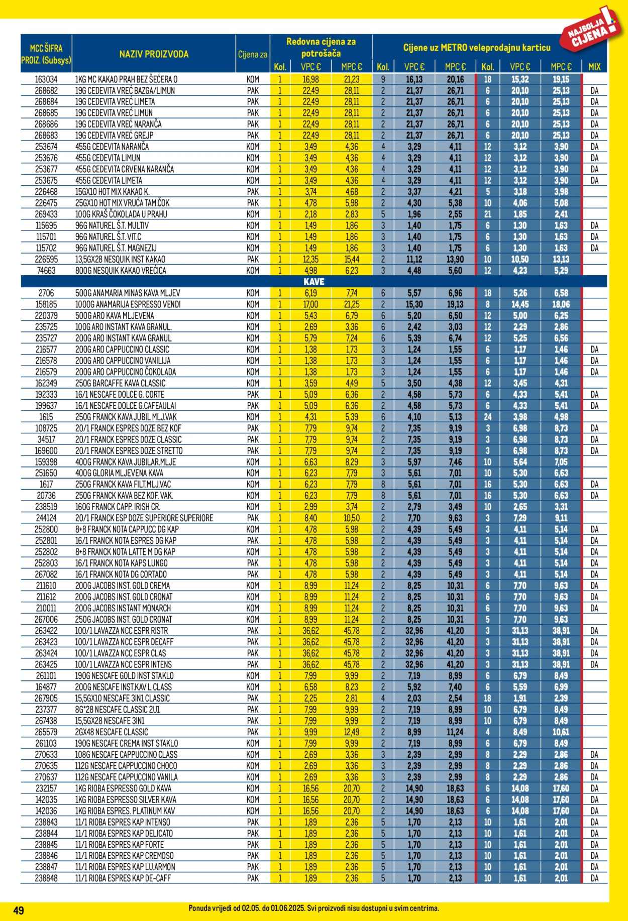 Metro katalog - 01.05.2025. - 31.05.2025. Stranica 49